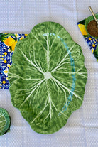 Green XL Oval Cabbage Melamine Platter 50cm - Magpie Style