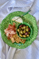 Green Cabbage Leaf Melamine Dish Small 13cm - Magpie Style