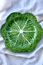 Green Deep Cabbage Leaf Melamine Platter 40cm - Magpie Style