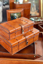 Savoy Leather Storage Box - Medium - Magpie Style