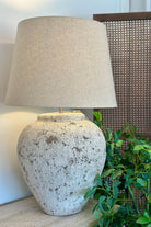 Tucsan Stone Lamp - Large - Magpie Style