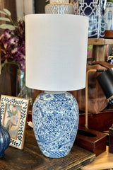 Bai Lai Navy Ceramic Lamp