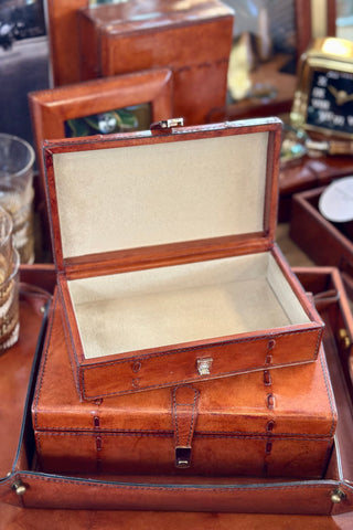 Savoy Leather Storage Box - Small