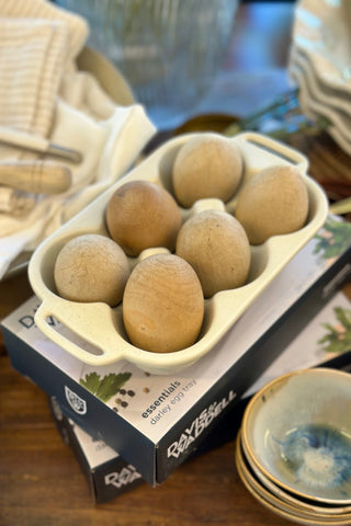 White Egg Tray - Stoneware
