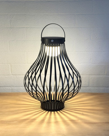Solar Lantern 40cm - Black