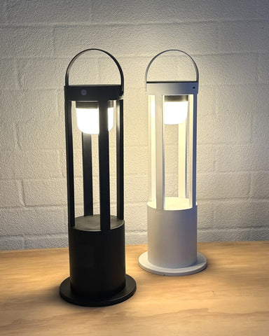 Solar Lantern 45cm - Black