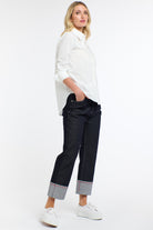 365 DAYS Susie Red Stitch Jeans - Dark Denim - Magpie Style