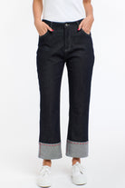 365 DAYS Susie Red Stitch Jeans - Dark Denim - Magpie Style