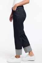 365 DAYS Susie Red Stitch Jeans - Dark Denim - Magpie Style