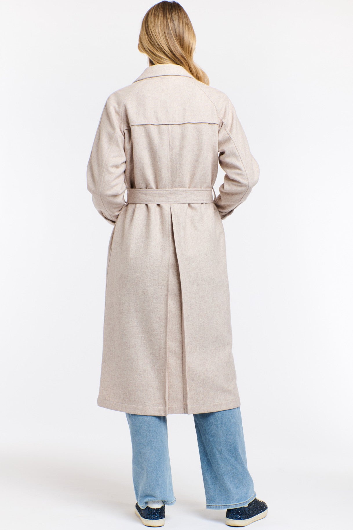365 DAYS Erika Trench Coat - Vanilla Cream - Magpie Style