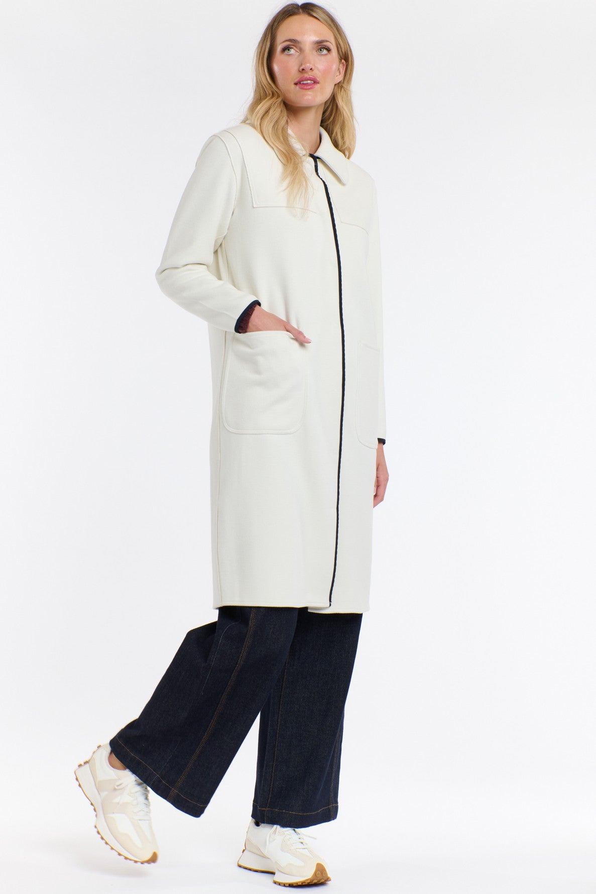 365 DAYS Camelia Trench Coat - Winter White - Magpie Style