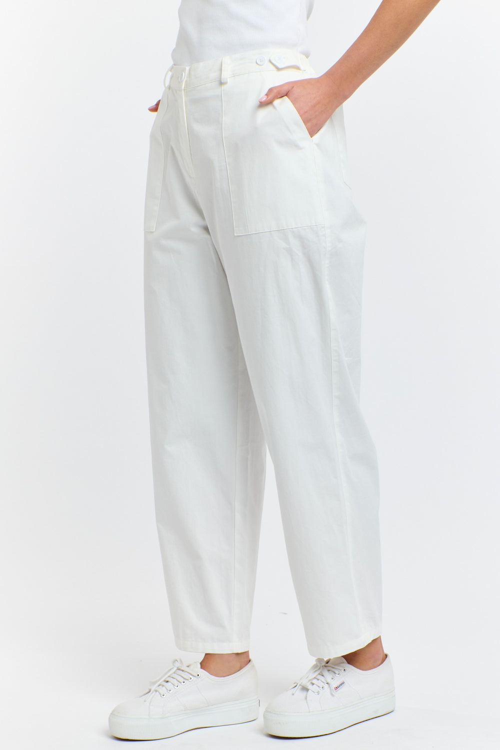 365 DAYS Belle Pocket Pant - White