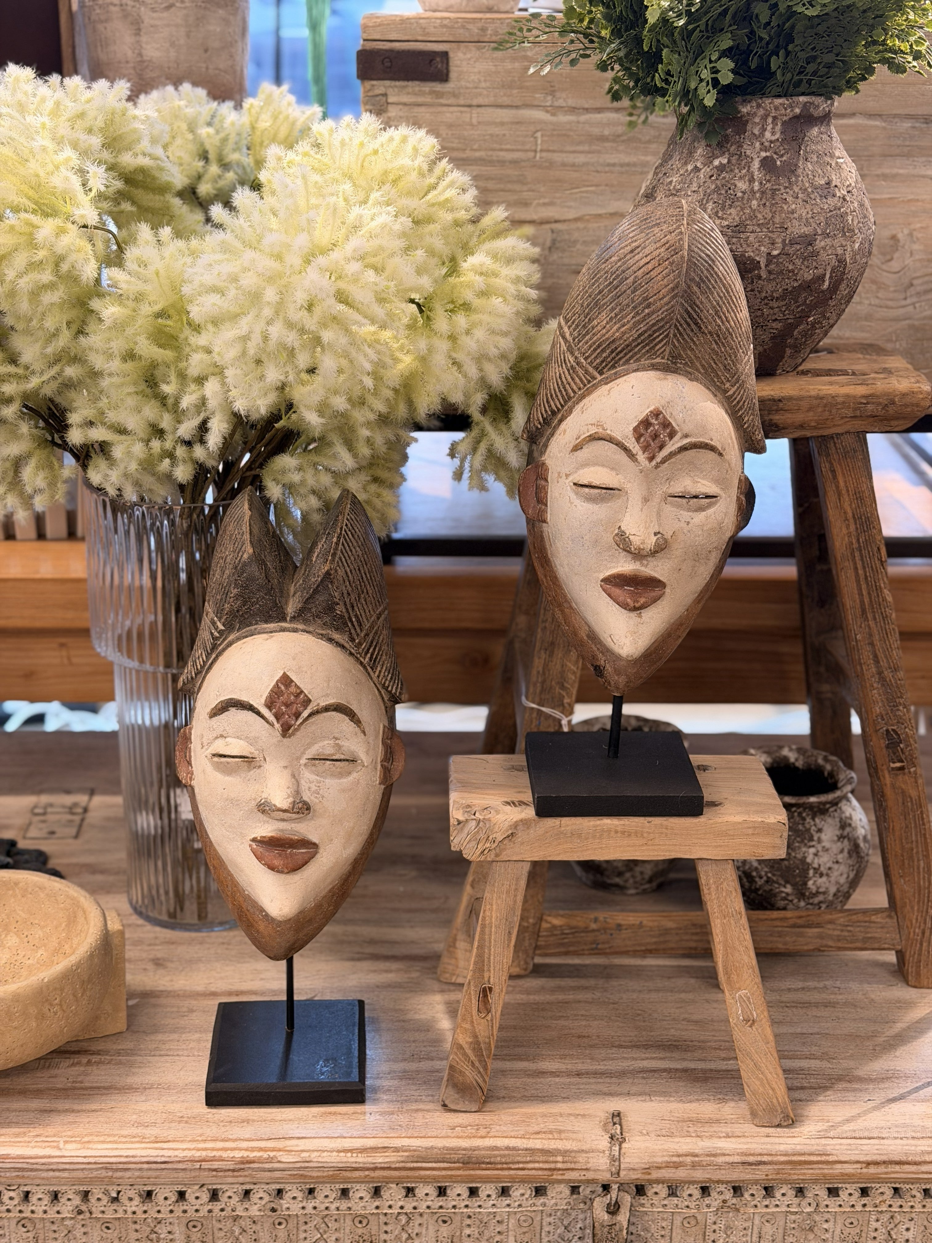 Cameroon Punu Mask - Magpie Style