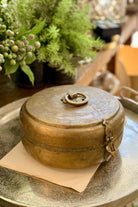 Vintage Brass Chapati Box - Lge - Magpie Style