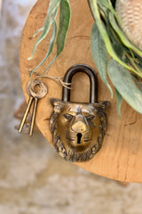 Lion Lock - Brass