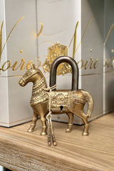 Horse Lock - Brass