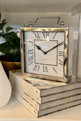 Nickel Handle Clock