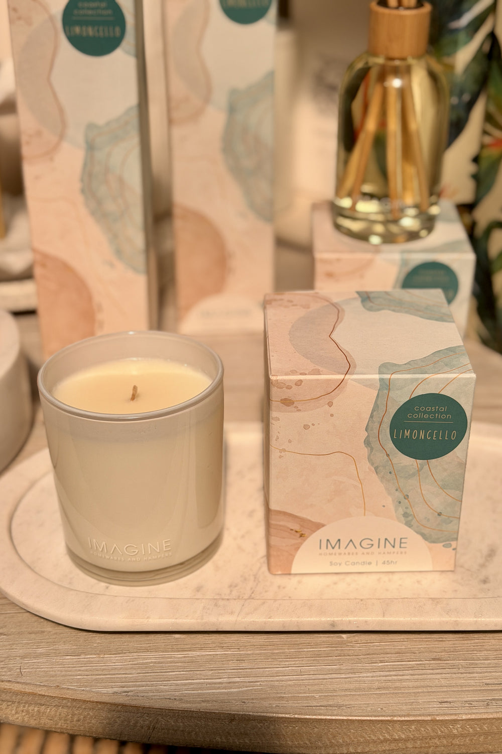Limoncello Soy Wax Candle 310g - Clear