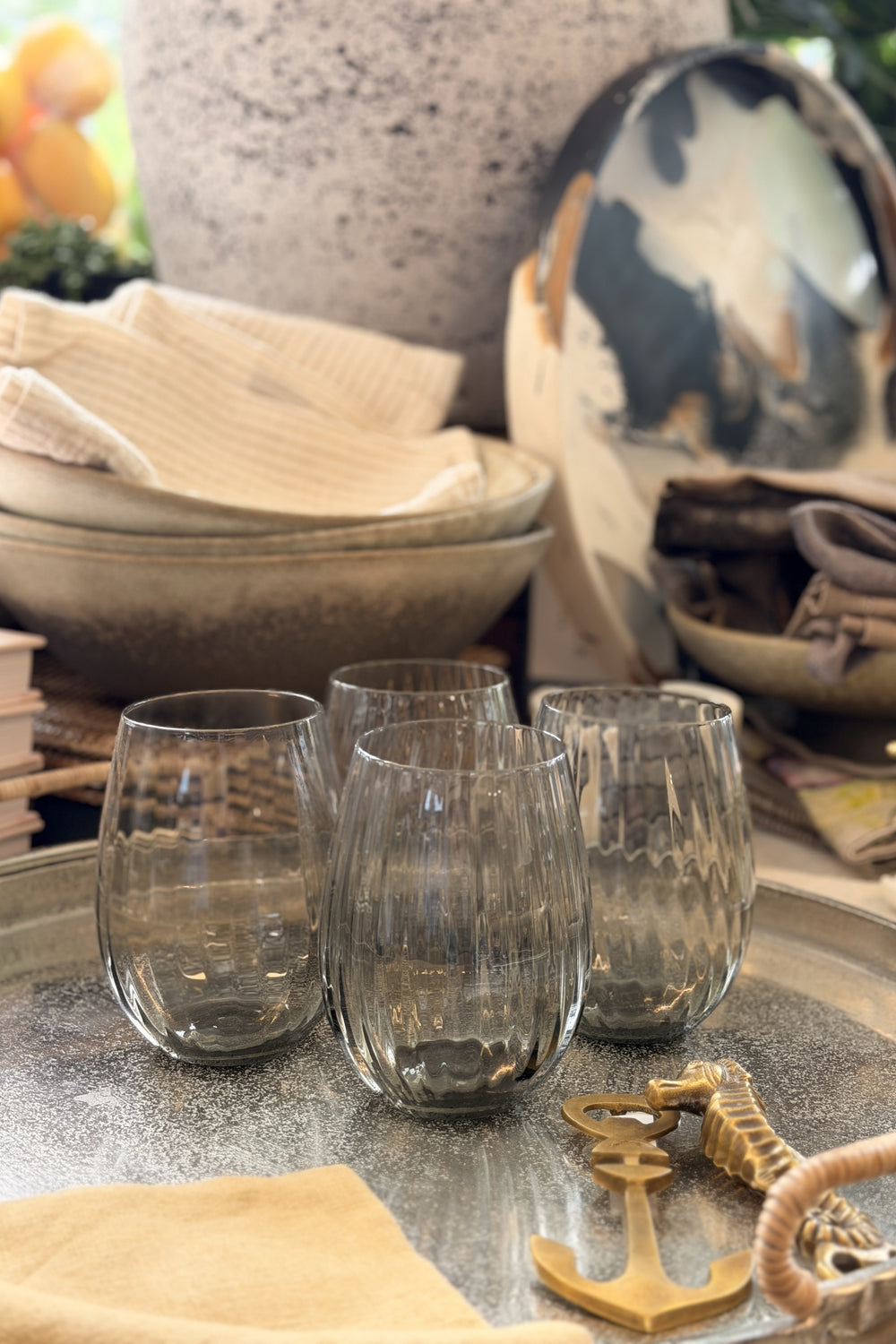 Smokey Tumbler Set/4