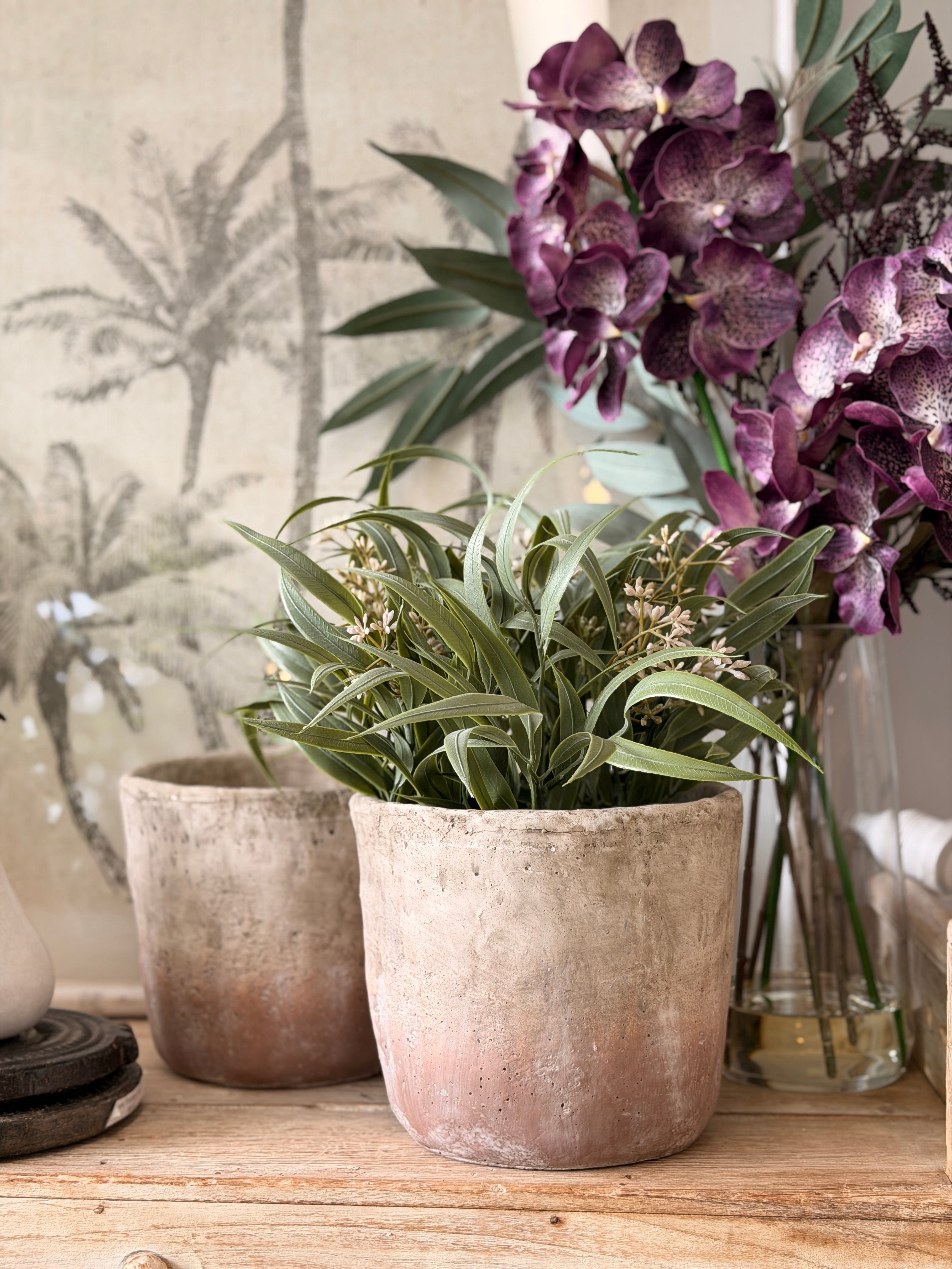 Marron Planter Pot - Medium - Magpie Style