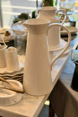 Ivory Tall Ceramic Jug