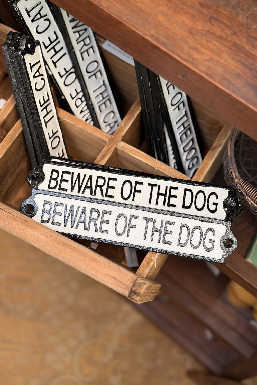 Cast Iron Beware of the Dog