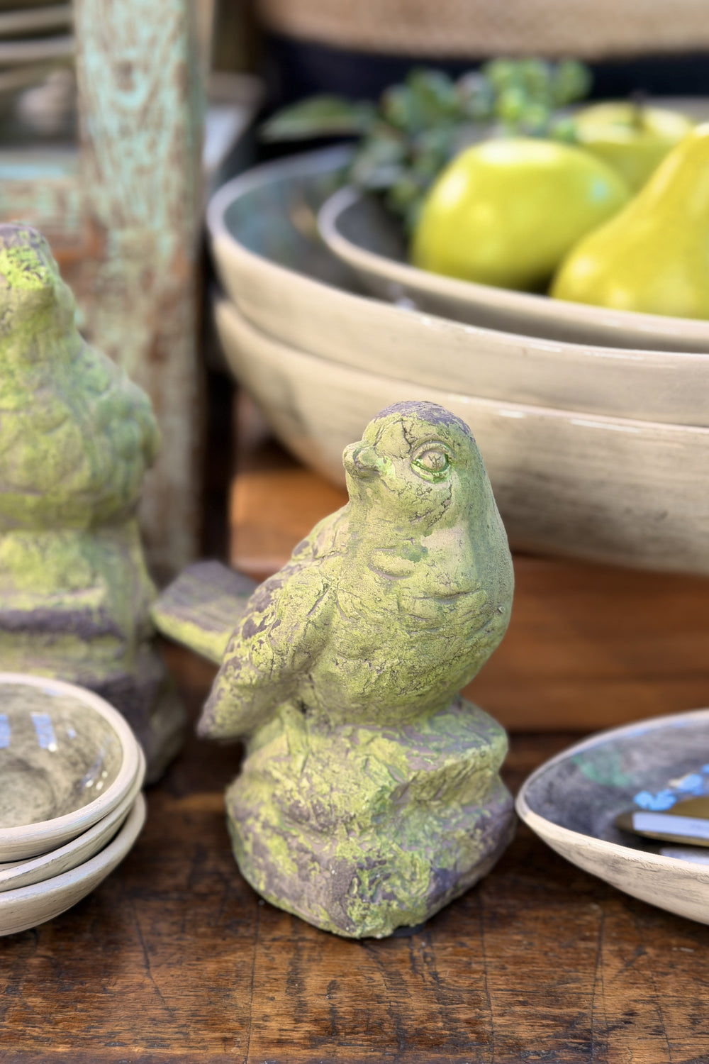 Small Stone Bird - Green