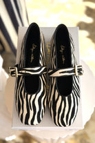KATHRYN WILSON Amy Ballet - Zebra Calf - Magpie Style
