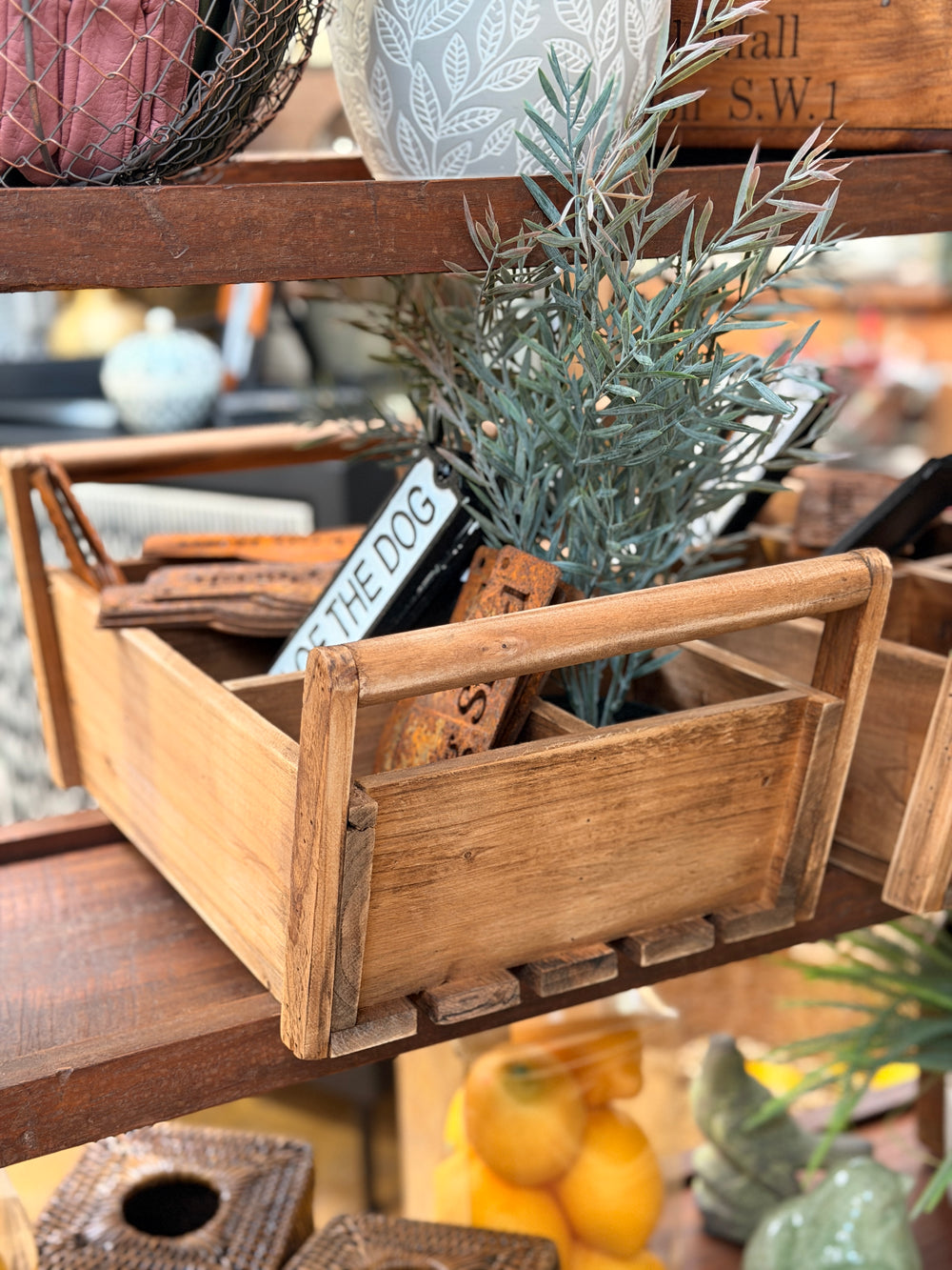 Wooden Caddy - 4 Square