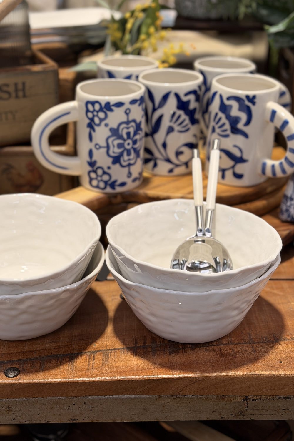 Terracotta Bowl - White