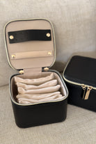 Square Jewellery Travel Box - Black - Paula Ryan