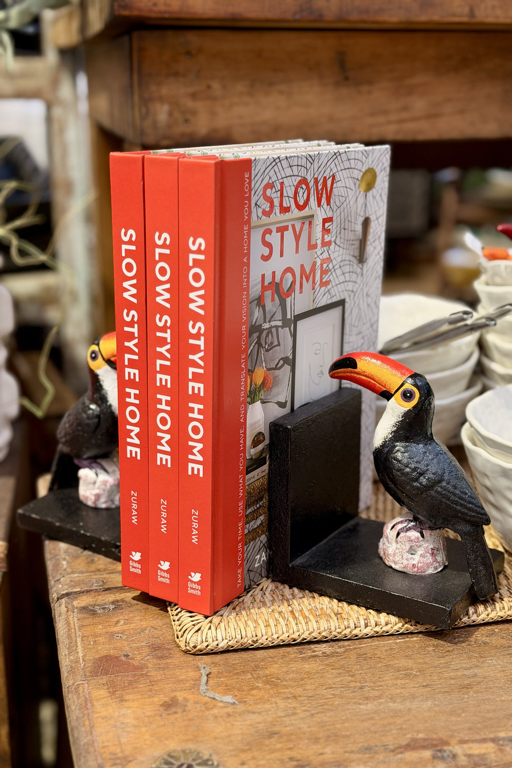 Toucan Bookends