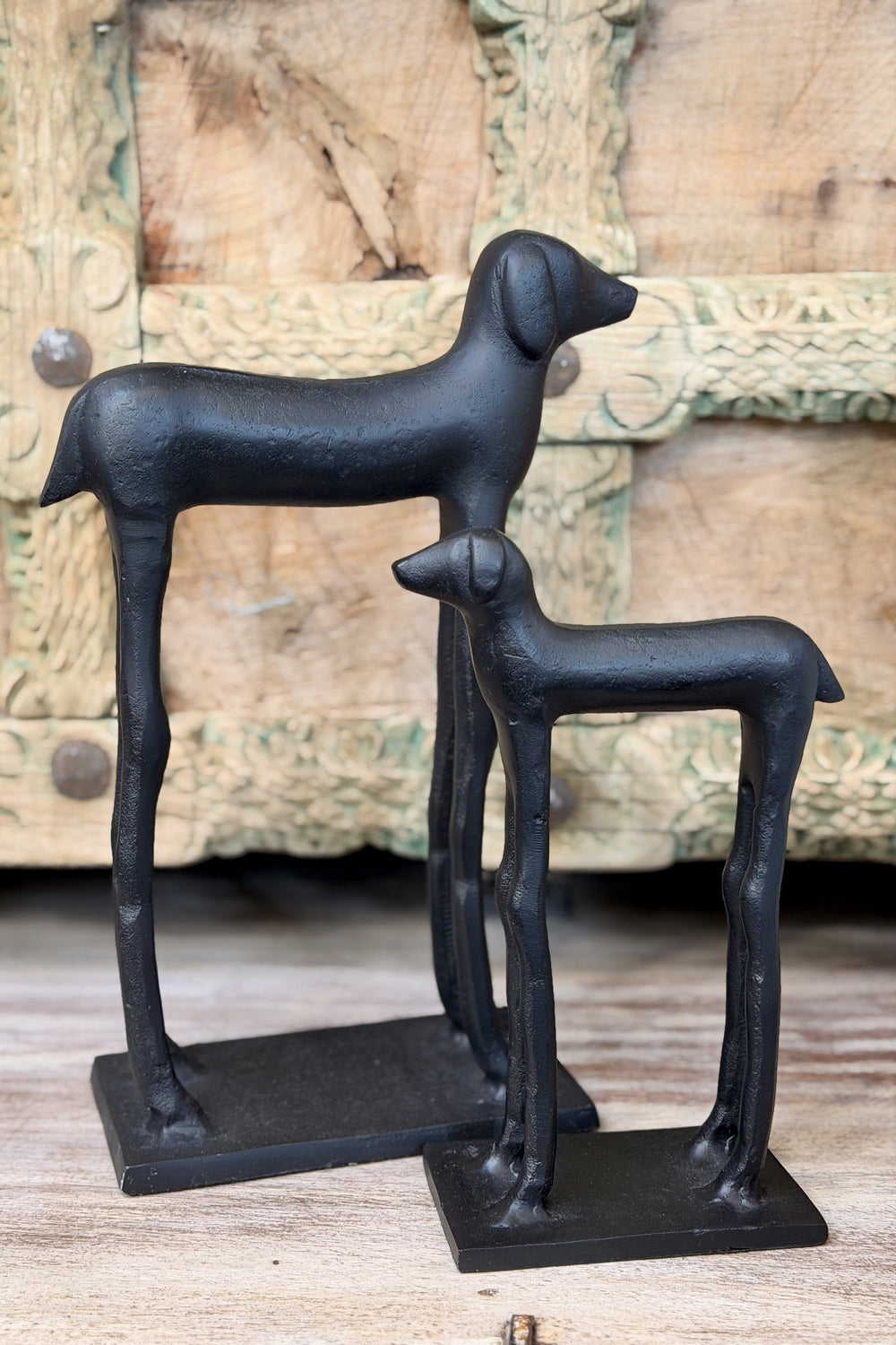 Black Hound Sculpture - Small