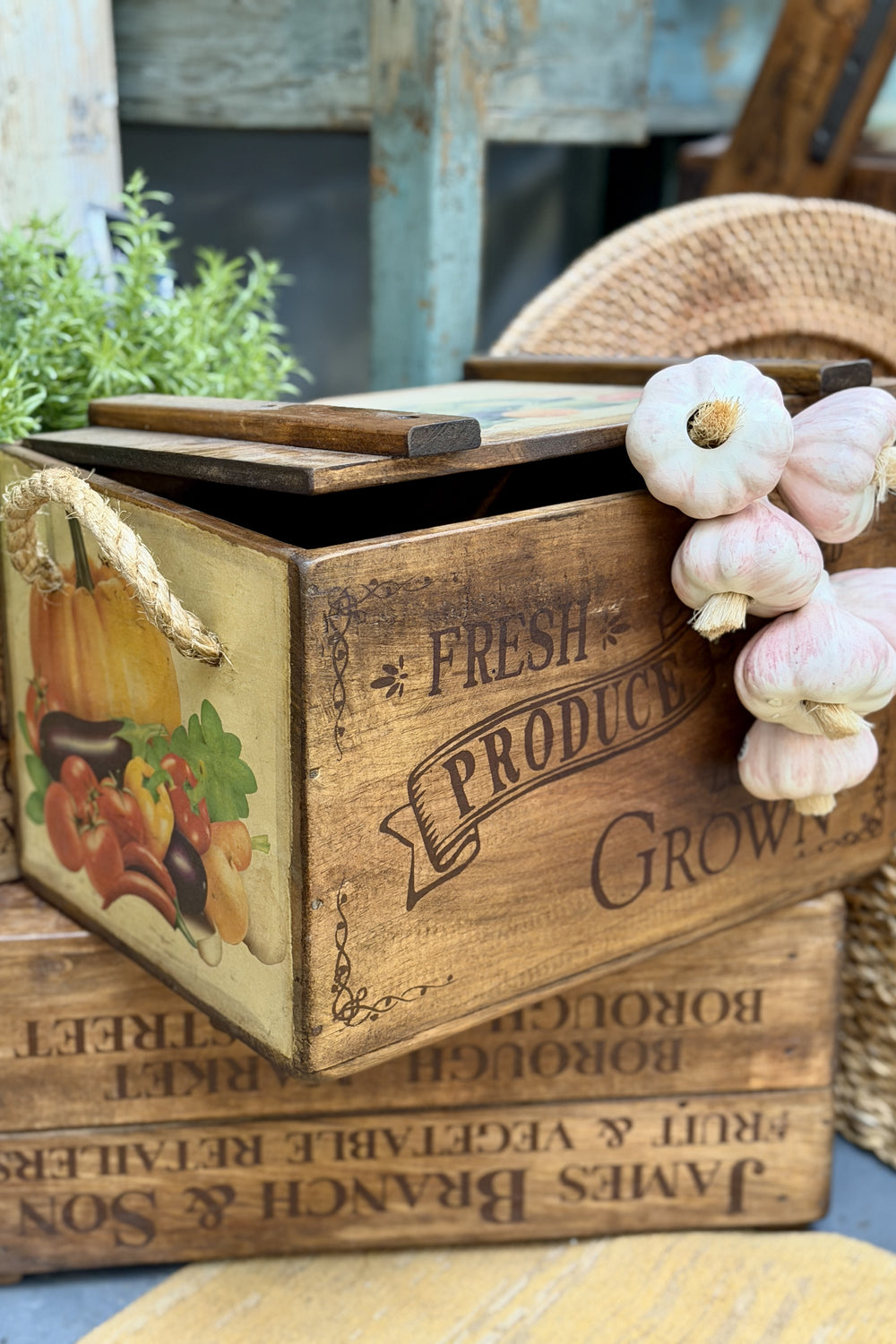 Orchard Market Storage Chest