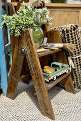 Rustic Wooden Ladder (2 Step).