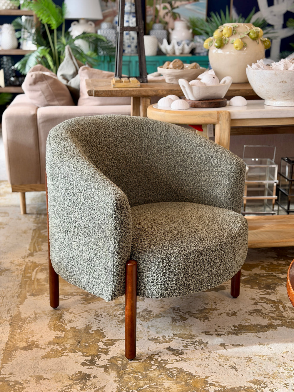 Marlow Bouclé Occasional Chair