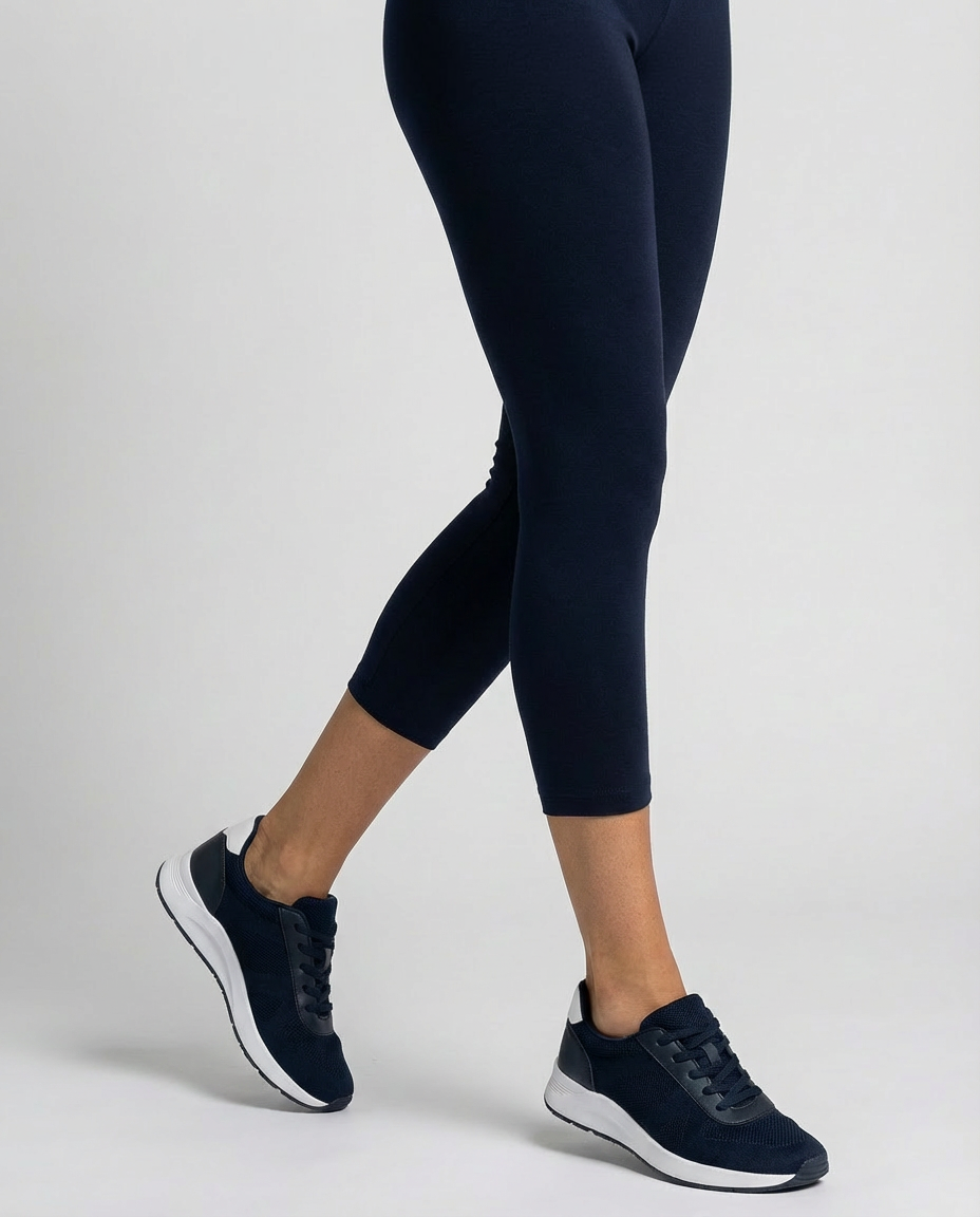 PAULA RYAN Capri Legging - Navy Ecovero - Paula Ryan