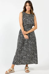 DRAMA THE LABEL Union Dress - Black Paisley