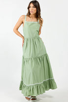 DRAMA THE LABEL Earth Dress - Aspen Green - Magpie Style