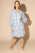 LOUGHLIN Skyes Dress - Blue Water - Magpie Style