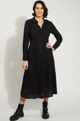 DRAMA THE LABEL Canterbury Dress - Black Checker
