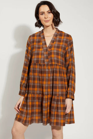 DRAMA THE LABEL Fraser Dress - Autumn Check