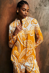 HERZEN'S ANGELEGENHEIT Marigold Blouse - Superwhite