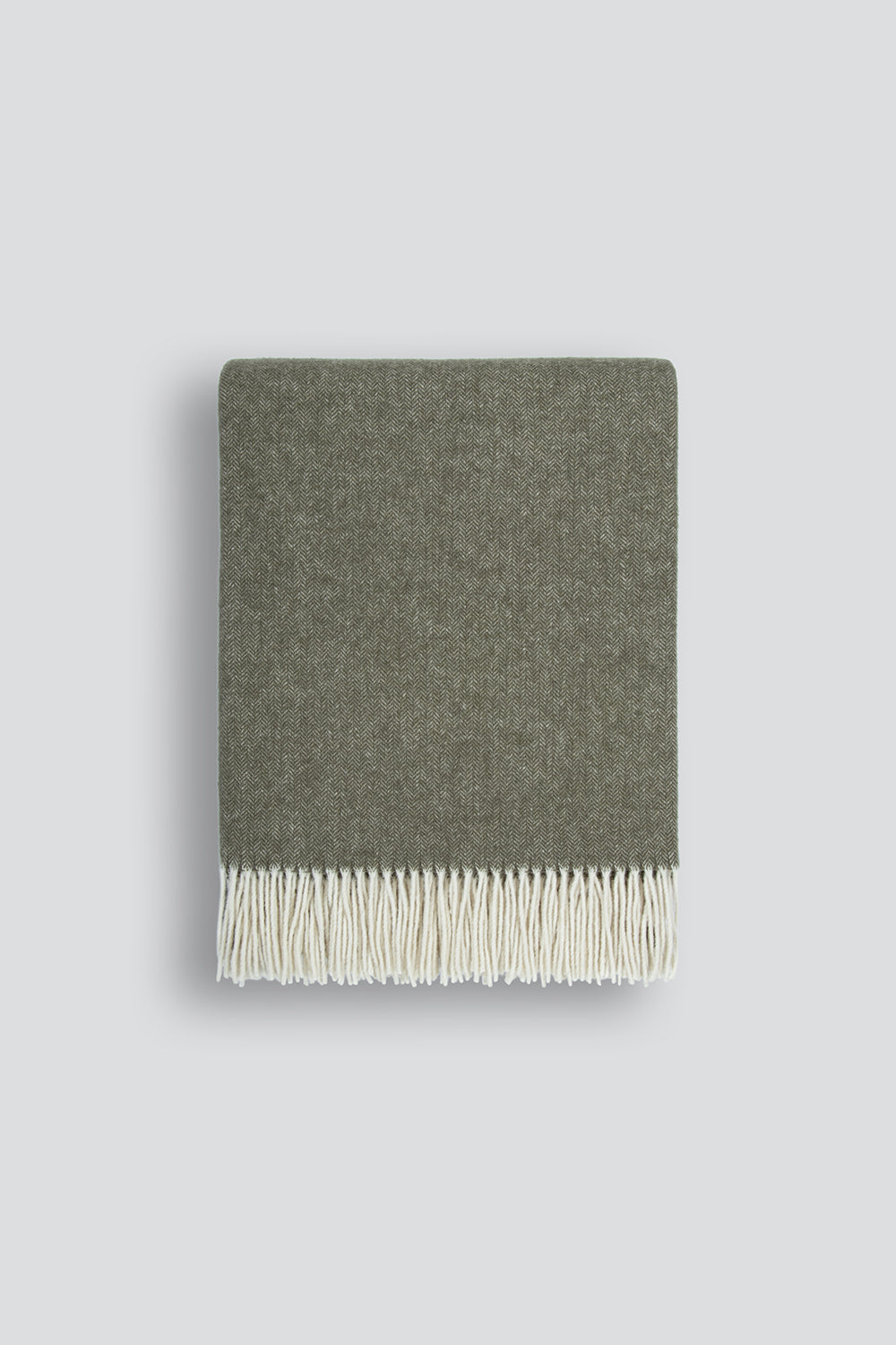 Mosman Merino Wool Throw - Olive