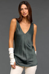 LAUREN VIDAL - Layering Singlet Green