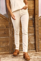 LAUREN VIDAL Dean Jeans - Crème - Magpie Style