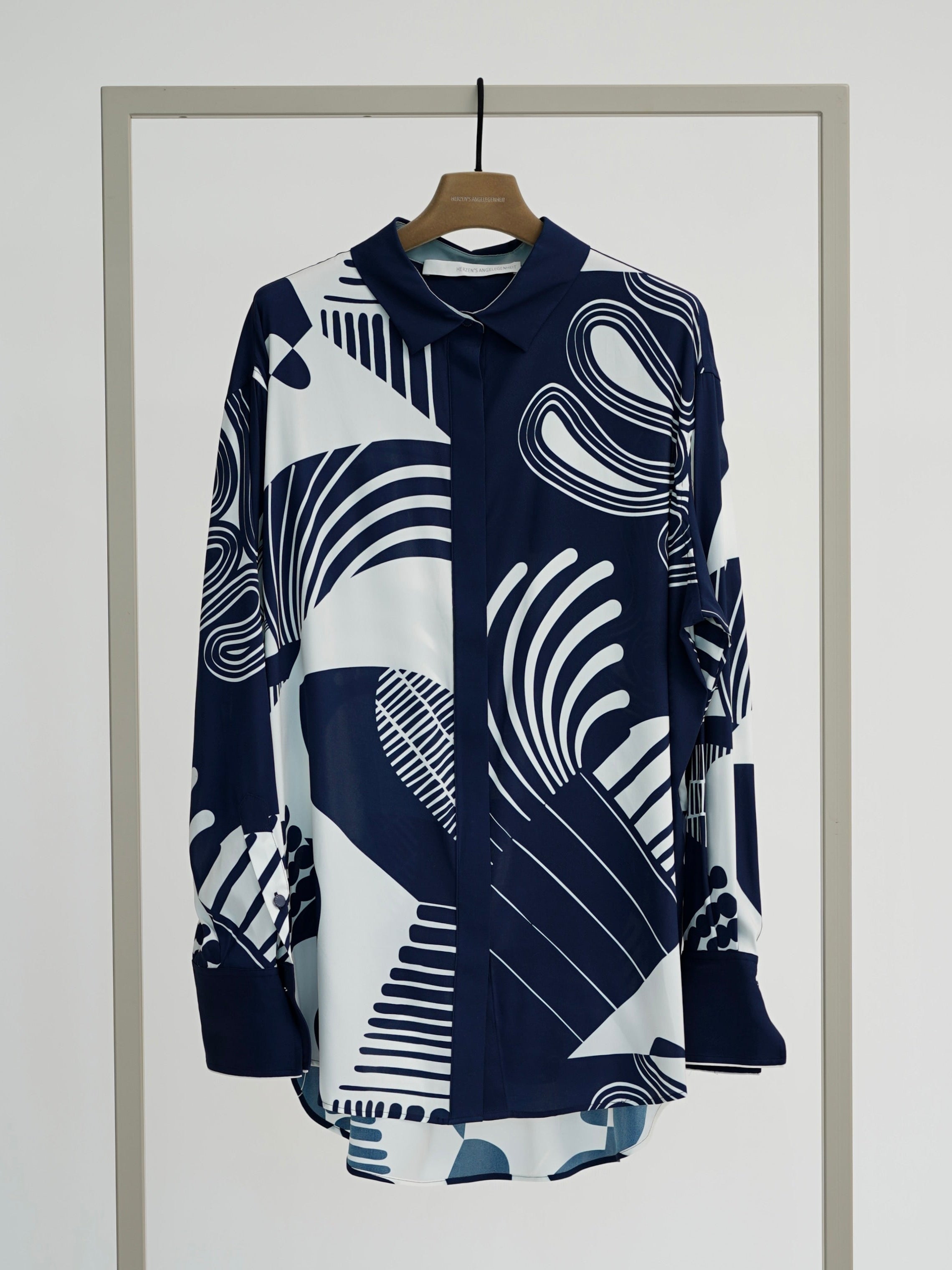 HERZEN'S ANGELEGENHEIT Collared Shirt - Marino Superwhite - Magpie Style