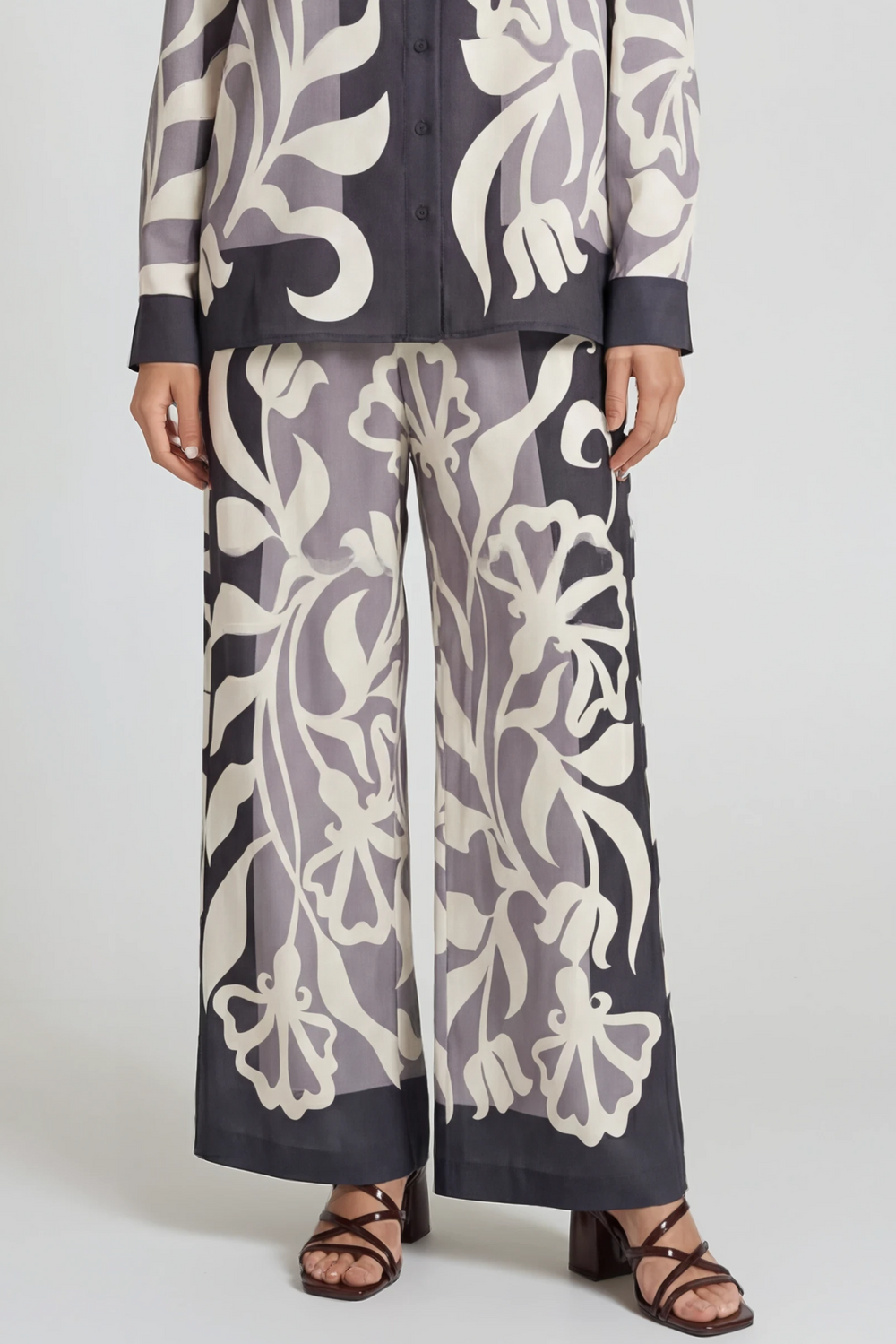 HERZEN'S ANGELEGENHEIT Scheifer Metal Pant - Vanilla