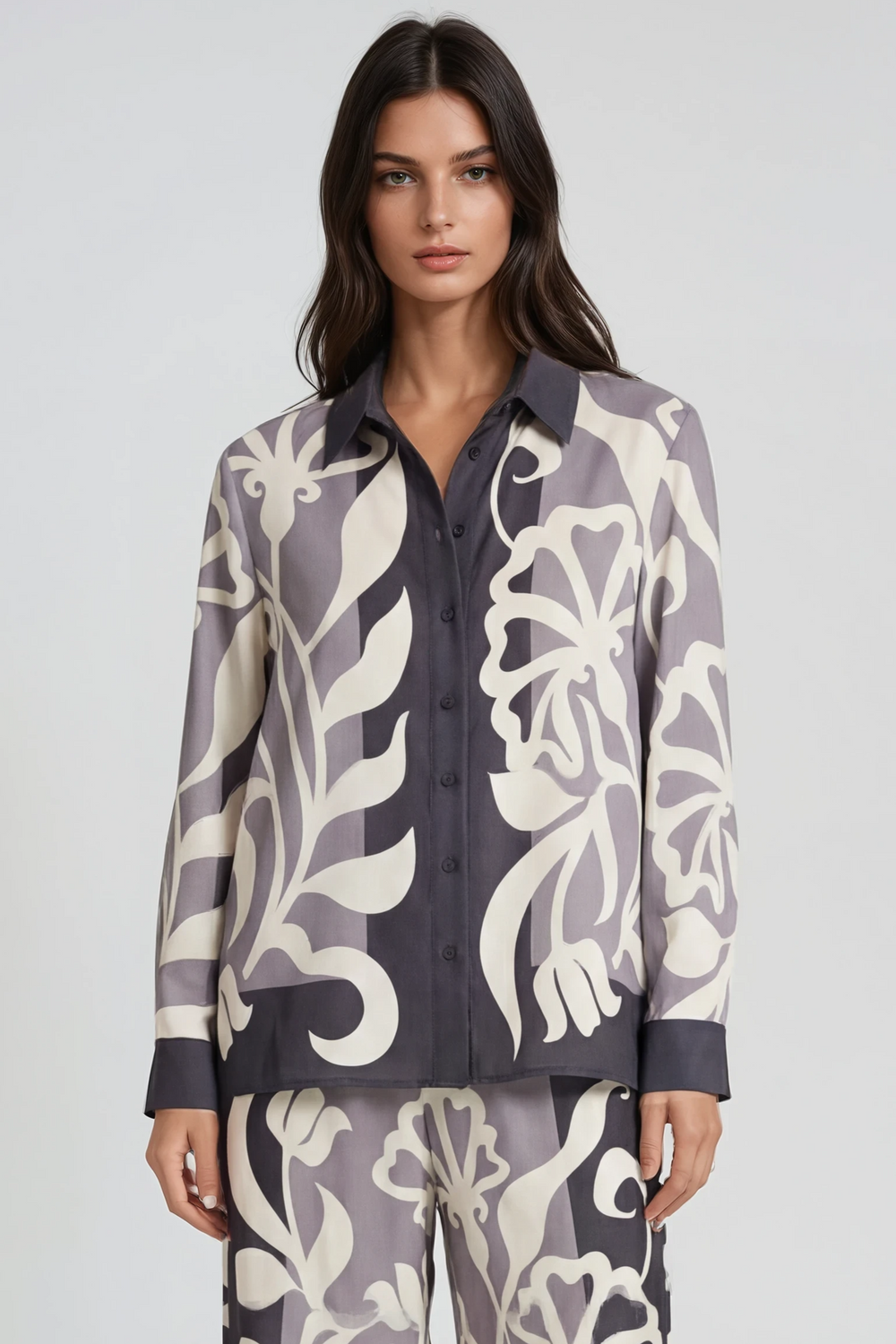HERZEN'S ANGELEGENHEIT Scheifer Metal Blouse - Vanilla