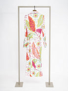 HERZENS Dress - Sap Green Pink Multi - back view